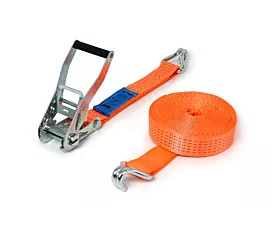 Alle spanbanden 50mm Spanband - 5T - 9m - 50mm - 2-delig met spitshaken - Oranje