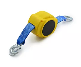 Alle autosjorbanden & toebehoren Sleeptouw met klikhaken + automatisch oprolmechanisme - 4000kg - 50mm - 4,5m