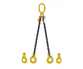 Ketting 2-sprongen G8 Hijsketting - 4,4t - 10mm - 2-sprong - Met inkorthaken - G8 - Kies uw haken