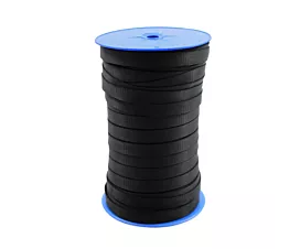 Black - 10 tot 20mm Polyester band - 15mm - 700kg - Trommel - Zwart