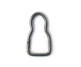Alle RVS hardware Ring - Flesvorm - 30mm - RVS