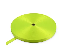 Alle band op rol - Polyester Polyester band - 25mm - 1200kg - Rol - 100m - Fluogeel