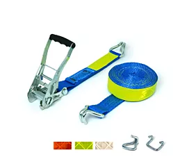 Alle spanbanden 50mm Spanband - 5T - 50mm - 2-delig - Spits-/klauwhaken - Reflecterende toplaag + Eigen label Alle spanbanden 50mm Spanband - 5T - 50mm - 2-delig - Spits-/klauwhaken - Reflecterende toplaag + Eigen label