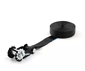 Zwart - Eindloos Spanband - 2,5T - 35mm - 1-delig - Enkel ratelbasis - Zwart + Eigen label