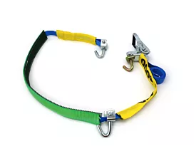 Alle autosjorbanden & toebehoren Autospanband - 35mm - 2,5T - Draaihaken + Beschermhoes