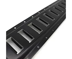 Bevestigingsrails & Toebehoren Horizontale bevestigingsrail / E-trackrail - 0,6m - Staal - Zwart