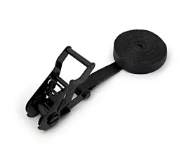 Tot 1,5T - Eindloos Spanband - 1,2T - 25mm - 1-delig - Ratel - Zwart + Eigen label